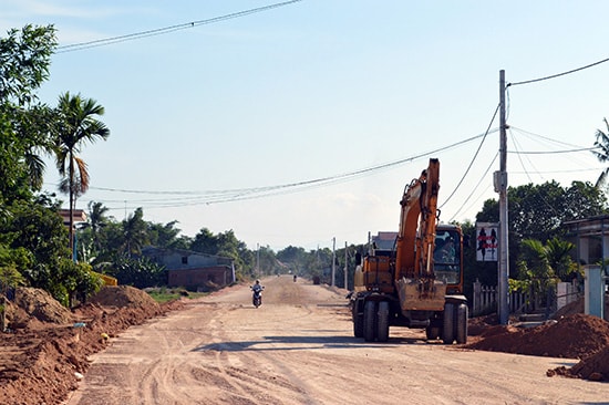 Xây dựng hạ tầng nông thôn là một trong những thành công của xây dựng NTM ở Điện Bàn. Ảnh: KHÁNH LINH