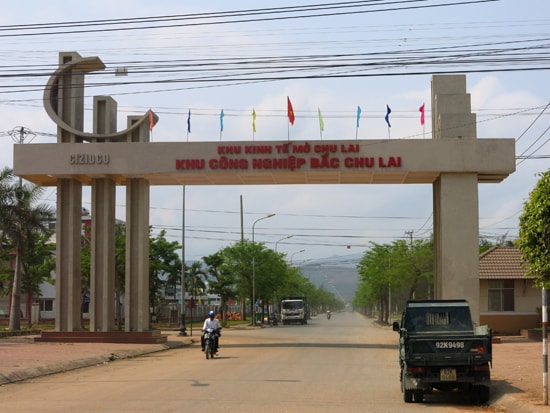 Khu công nghiệp Bắc Chu Lai nằm trong diện cần gỡ bỏ các kết luận kiểm toán theo đúng như trên thực tế hoạt động của các cơ quan này. Ảnh: T.D