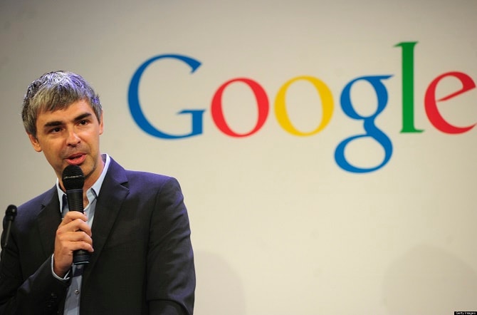 Larry Page, nhà sáng lập và CEO của Google cũ.