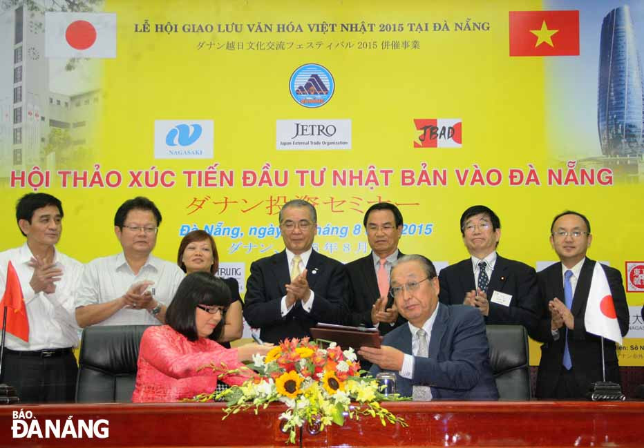 ghi nhớ hợp tác giữa Tập đoàn Route Inh Nhật Bản và Đại học Đông Á Đà Nẵng