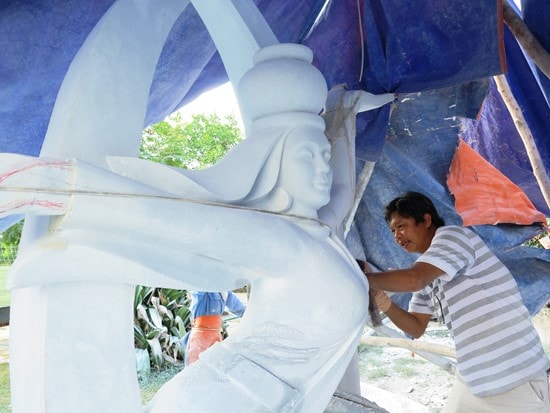 Vo Ngoc Lan and his “Champa Dance”, Photo: S.A