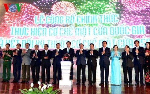 Chính thức triển khai cơ chế Một cửa Quốc gia (Ảnh: Nhật Bắc/VOV)