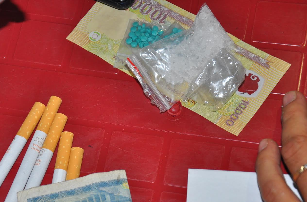 63 viên thuốc lắc và 5 gam ma túy đá có giá bán gần 60 triệu đồng