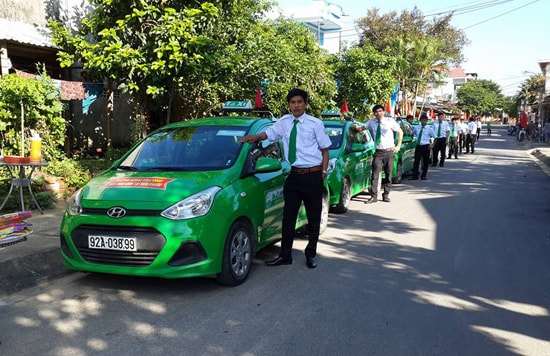 Taxi Mai Linh đã có mặt tại huyện miền núi Tiên Phước. Ảnh: C.T.A