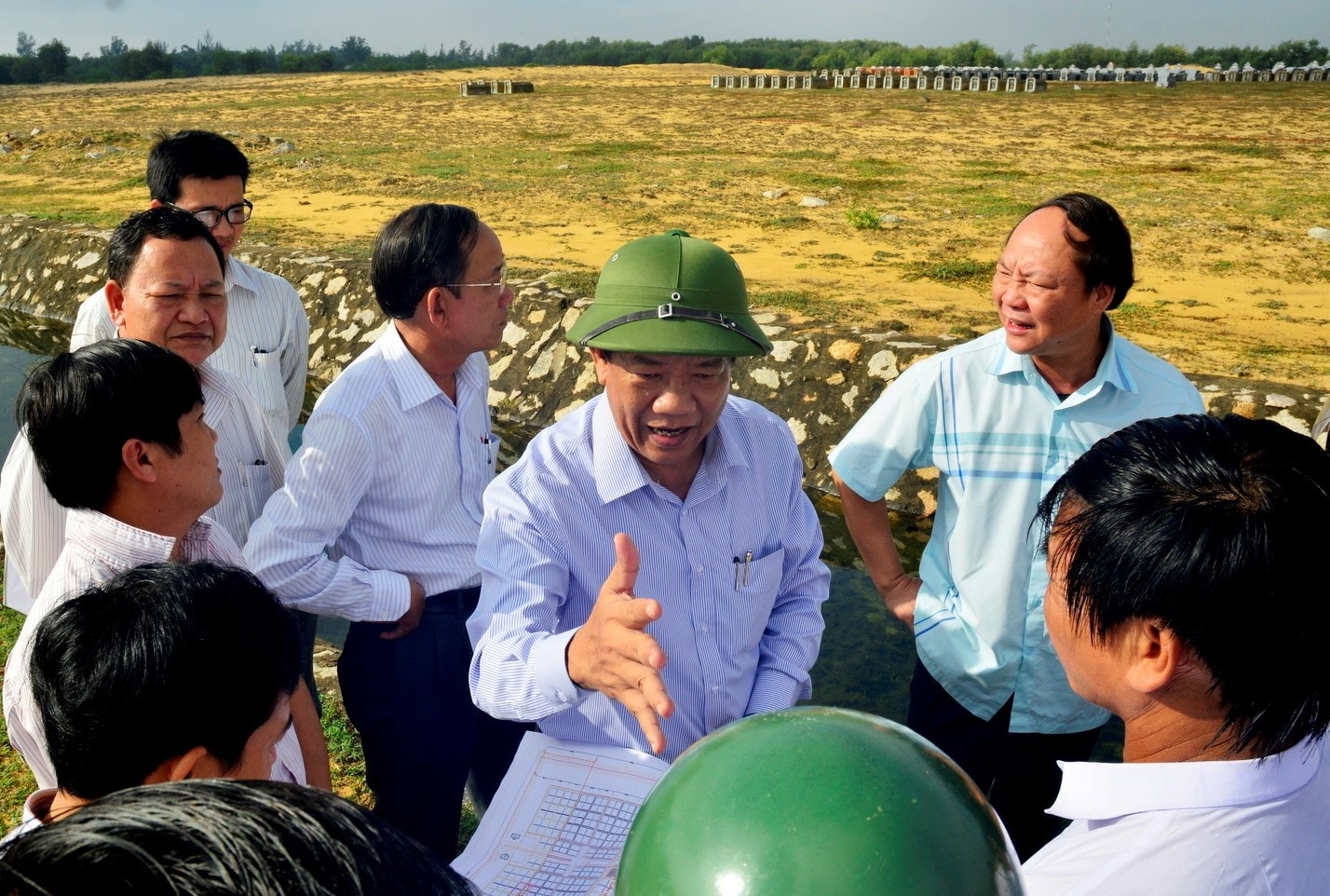 Chủ tịch UBND tỉnh Đinh Văn Thu kiểm tra hiện trạng vùng dự án