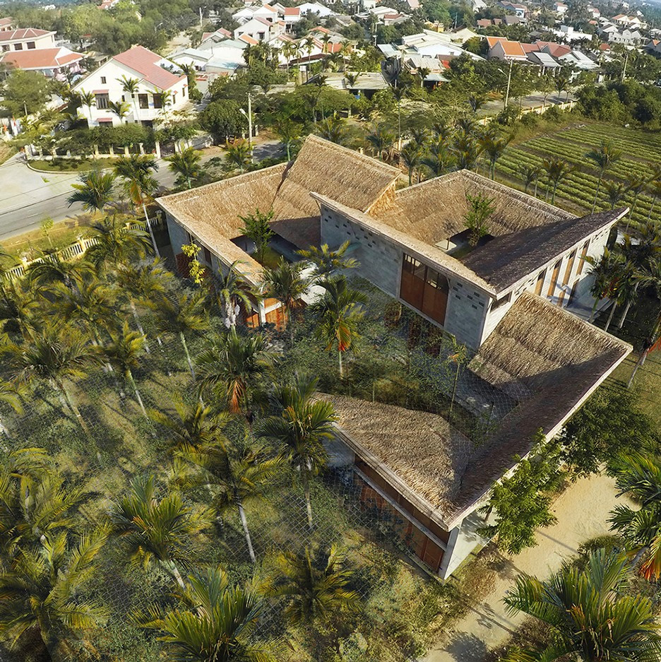 A bird’s-eye view of the Cam Thanh Community House