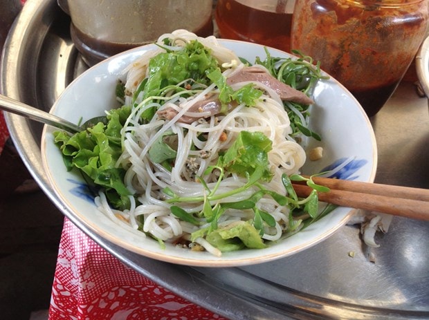 Hoi An Salted-fish sauce noodle. Photo: Thien An