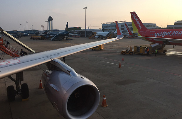 Chuyến bay của tôi trên máy bay của hãng Vietjet 