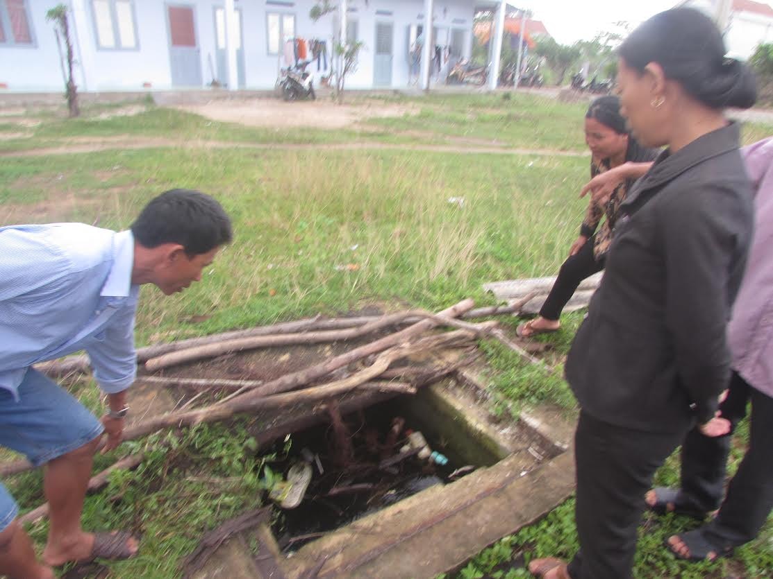 Hố ga nơi cháu tử vong