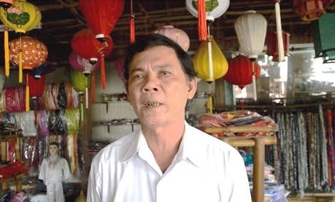 Mr. Pham Van Ha, who firstly brings Hoi An lantern to the world