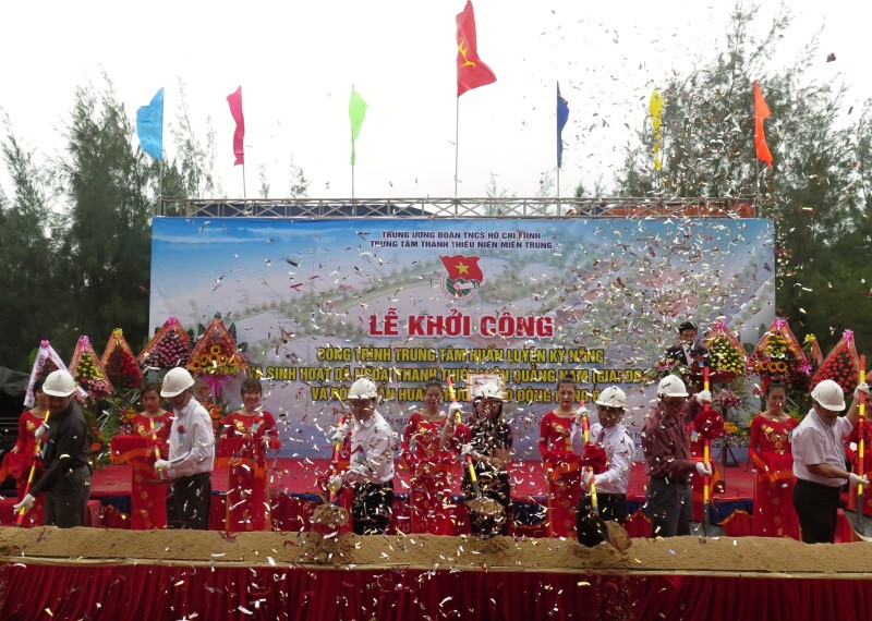 Khởi công xây dựng Trung tâm huấn luyện kỹ năng và sinh hoạt dã ngoại thanh thiếu niên Quảng Nam