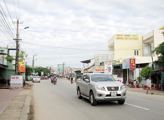 Một góc thôn Bà Rén, xã Quế Xuân 1, Quế Sơn. Ảnh: VĂN SỰ 