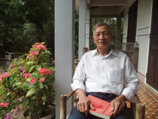 ông Tám Tăng luôn được nhiều người yêu quý và tin tưởng. Ảnh: Đ.NHI