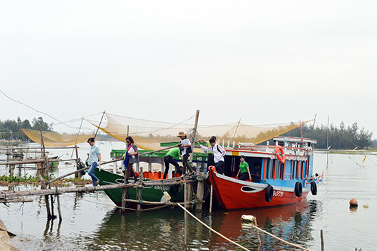 A wharf is expected in Tra Nhien community tourism village.  Photo: K.LINH