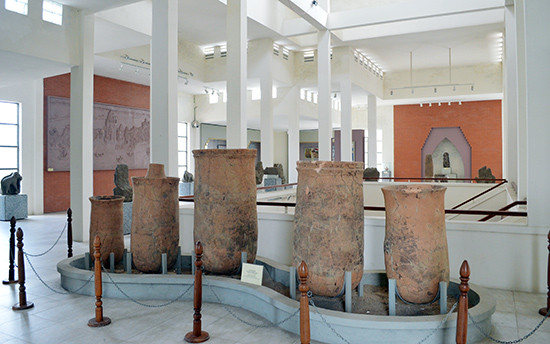 Nhiều hiện vật  quý đang được trưng bày tại Bảo tàng Văn hóa Sa Huỳnh - Champa.