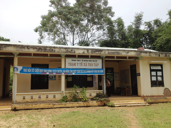 Nhiều trạm y tế xã ở Nam Trà My xuống cấp nặng. Ảnh: L.P.L.N