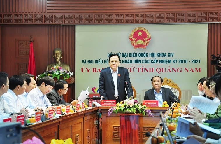 Quang cảnh buổi làm việc sáng nay 15.3.