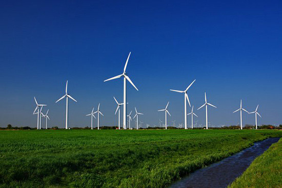 Một trang trại năng lượng gió tại Nam Phi. (ảnh: southafrica.diplo.de)