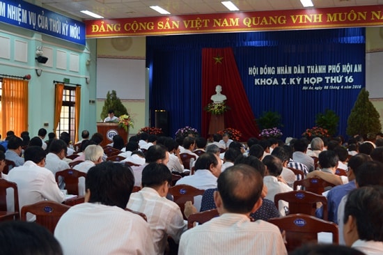 Toàn cảnh Kỳ họp thứ 16 HĐND TP.Hội An nhiệm kỳ 2011 - 2016