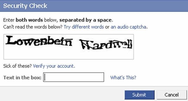 Hơn 80% CAPTCHA của Facebook có thể bị machine learning giải mã