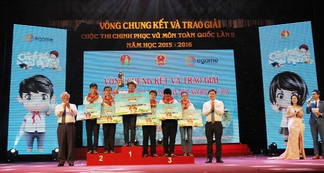 Em Trần Xuân Phong, lớp 9 trường THCS Nguyễn Hiền (Thăng Bình) đạt giải Nhất cuộc thi Chinh phục vũ môn toàn quốc