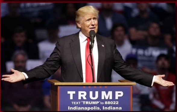 Tỉ phú bang New York, Donald Trump đã một chiến thắng ngoạn mục và trở thành ứng cử viên sáng giá nhất của Đảng Cộng hòa trong cuộc đua vào Nhà Trắng vào tháng 11-2016. Ảnh: Twitter