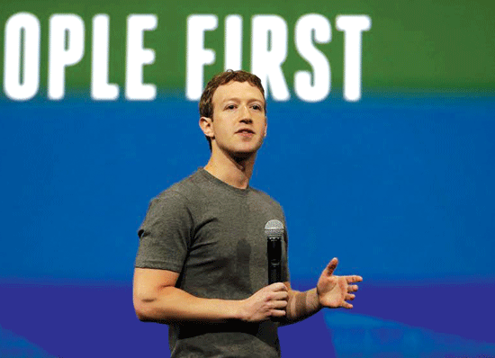 Mark Zuckerberg - ông chủ Facebook là một trong những doanh nhân nổi tiếng toàn cầu tại CES 2016. (Ảnh: Forbes)