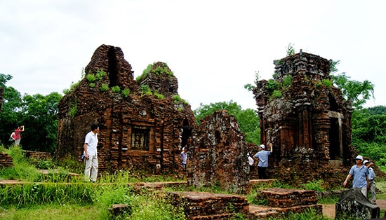 Tháp Mỹ Sơn. Ảnh: PHƯƠNG THẢO