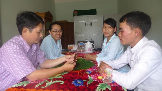 The samples of the 150-year-old Ngoc Linh ginseng tuber at the Centre of Ngoc Linh Ginseng.