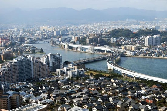 Thành phố Fukuoka (Nhật Bản) - một mô hình phát triển đô thị bền vững rất được quan tâm. (ảnh: getintravel)