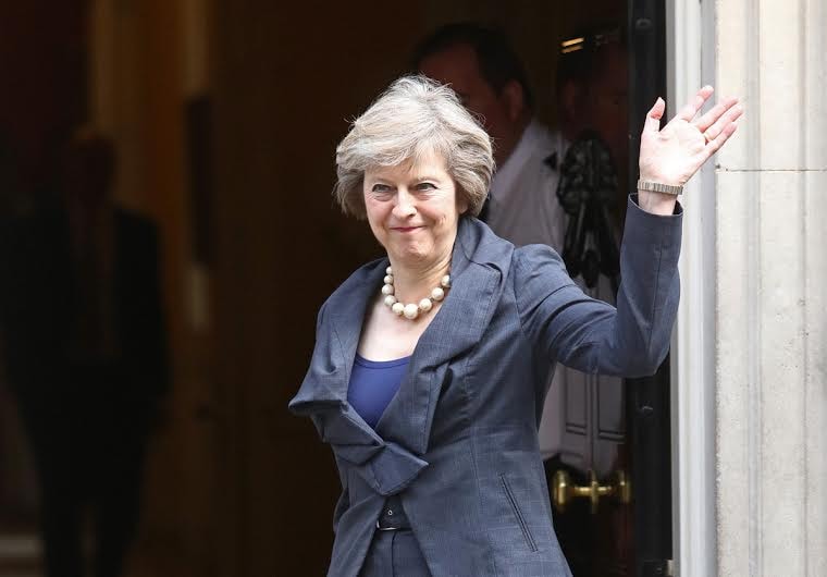 Tân Thủ tướng Anh Theresa May (ảnh: Bloomberg)