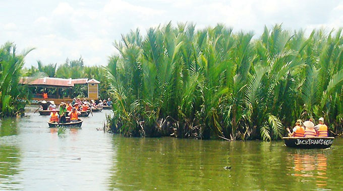 Water coconut forest – an attractive destination of Quang Nam