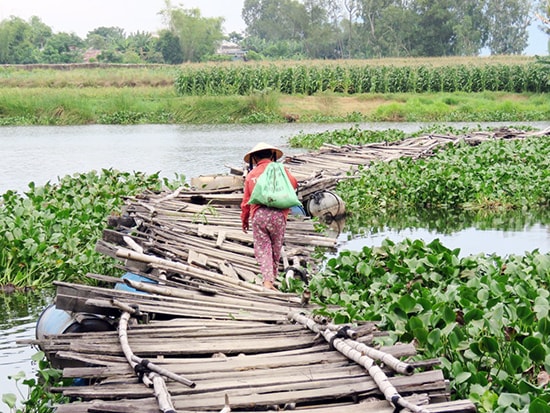 Cây cầu này sẽ sớm được làm mới.Ảnh: Trung Việt