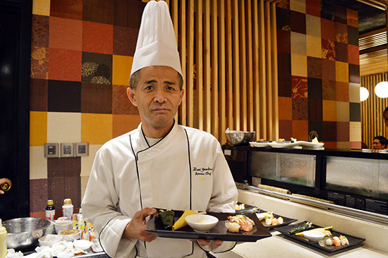 Hiromi Yonekawa and his Japanese dishes