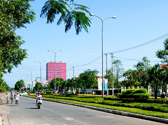 Tam Kỳ hôm nay. Ảnh: PHƯƠNG THẢO