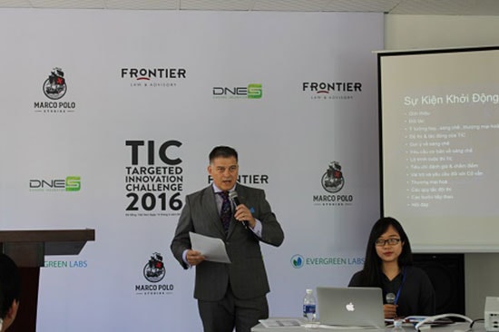 Luật sư Stanley Boots, CEO công ty Frontier Law & Advisory, Trưởng Ban tổ chức cuộc thi chia sẻ ý tưởng sáng chế 