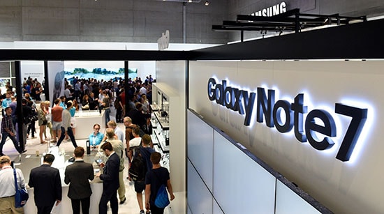 Samsung chịu thiệt hại nặng vì Galaxy Note 7. Ảnh: businesstime