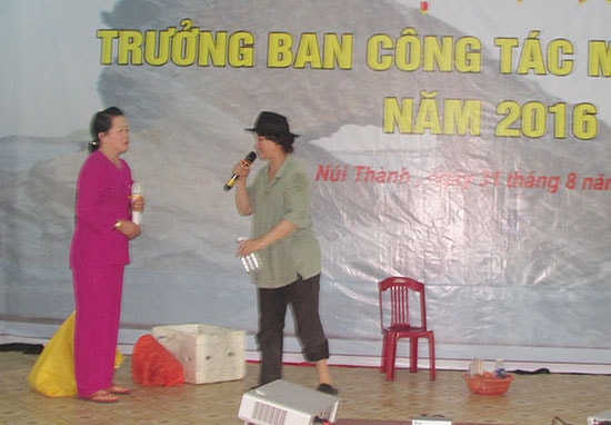 Hội thi Trưởng ban công tác Mặt trận giỏi huyện Núi Thành năm 2016 diễn ra sôi nổi với nhiều tiết mục thú vị.