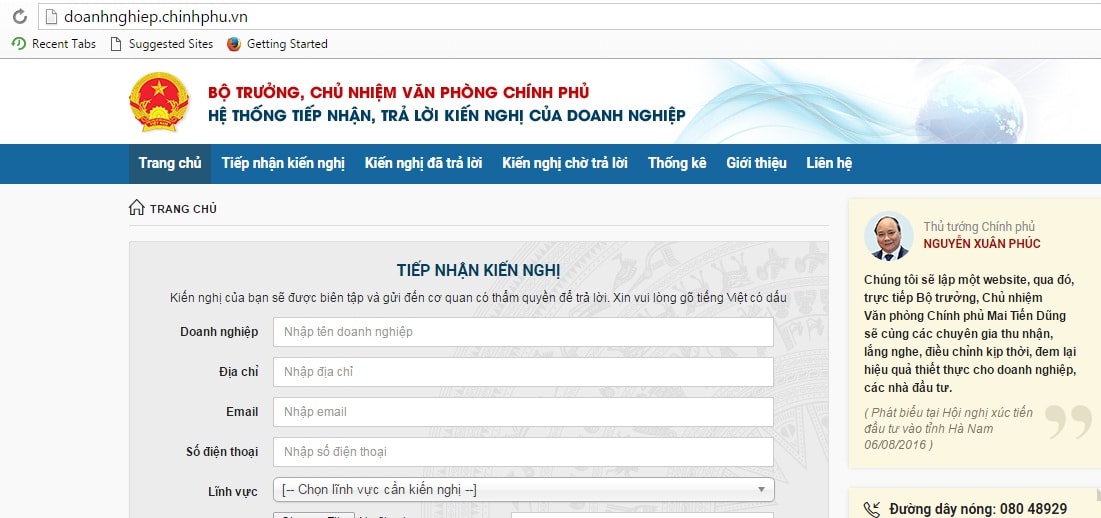 Giao diện website.