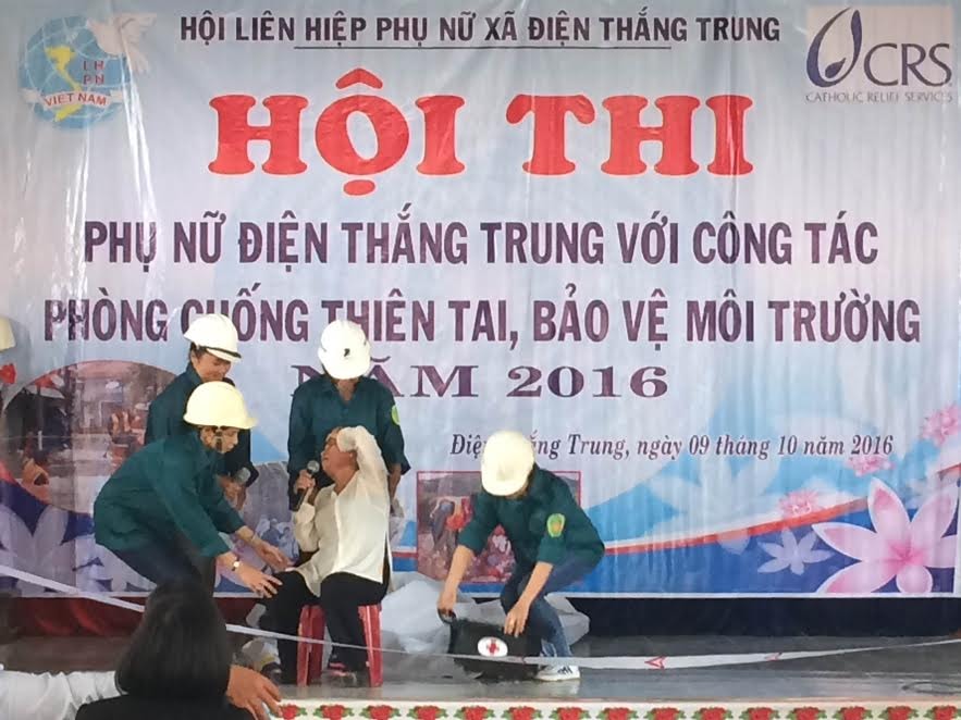 Một tiết mục tham gia hội thi. Ảnh: VĂN MẾN