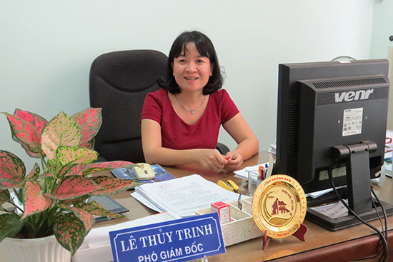 Bà Lê Thủy Trinh - Phó Giám đốc Sở KH&CN. Ảnh: HOÀNG LIÊN
