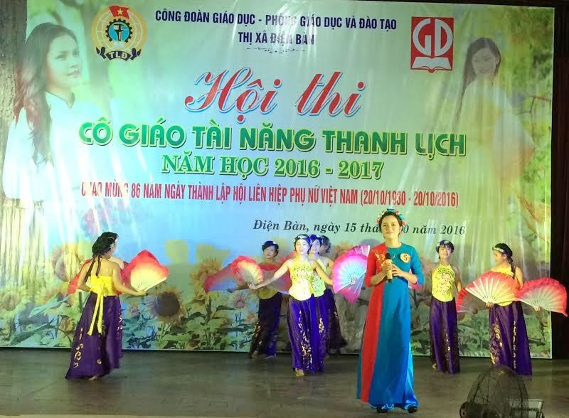 Một tiết mục dự thi.