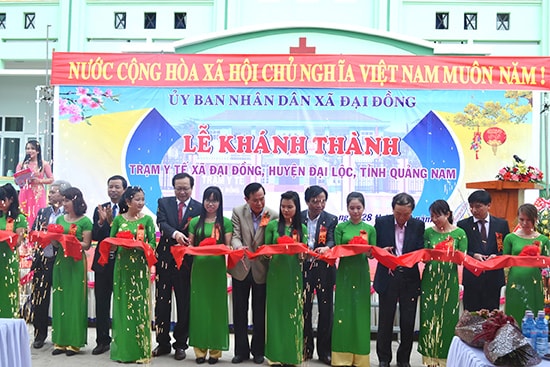 Khánh thành Trạm Y tế xã Đại Đồng được xây dựng với kinh phí hơn 5 tỷ đồng.