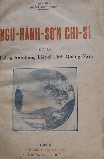 Ảnh bìa cuốn Ngũ Hành Sơn chí sĩ.