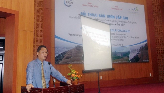 Mr. Le Tri Thanh, Deputy Chairman of Quang Nam People’s Committee at the event