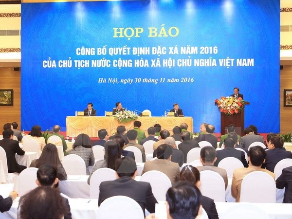 Quang cảnh buổi họp báo