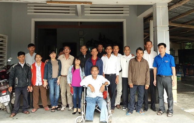 Lớp học của những học viên khuyết tật . Ảnh: MỸ LINH