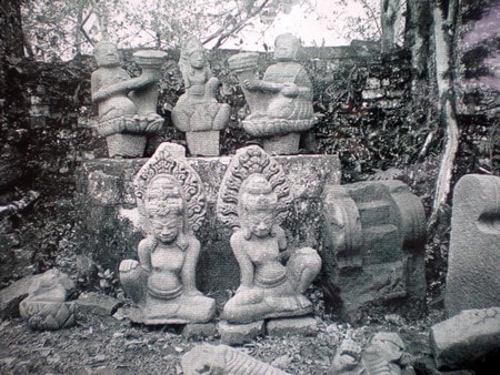 Some sculptures at Dong Duong Buddhist Institute (dantri.com.vn)