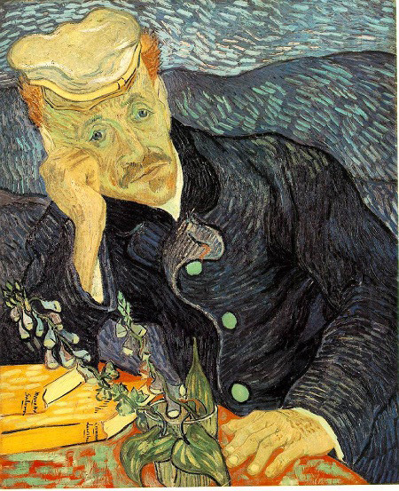 Bức tranh “Chân dung bác sĩ Gachet” của Van Gogh. Ảnh: Internet