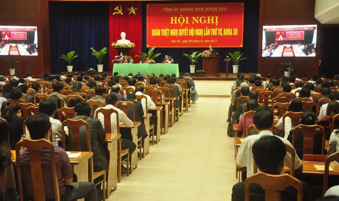 Quang cảnh hội nghị sáng 6.1.  NGUYÊN ĐOAN